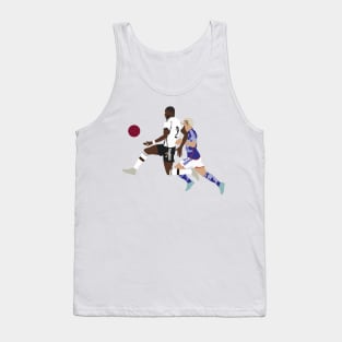 Rüdiger’s sprint form vs Asano Tank Top